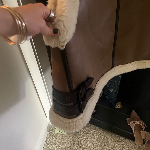 Zara Shearling lined vest - Picture 3 of 4